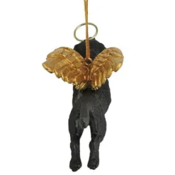4" Flying Black Lab Hand Painted Holiday Ornament -Christmas Trees Shop dtosc20jh170714 4 47337.1667615072