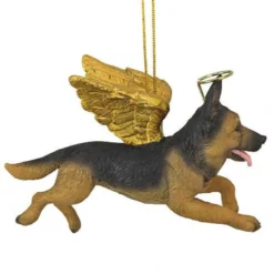 4" Flying German Shepherd Hand Painted Holiday Ornament -Christmas Trees Shop dtosc20jh170718 5 93624.1667615106
