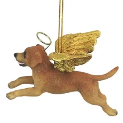 4" Flying Golden Retriever Puppy Hand Painted Holiday Ornament -Christmas Trees Shop dtosc20jh170721 3 82637.1667615110