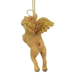 4" Flying Pug Hand Painted Holiday Ornament -Christmas Trees Shop dtosc20jh170724 4 76090.1667615114