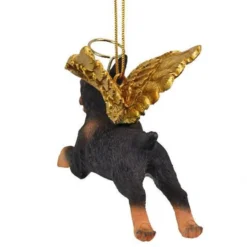 4" Flying Doberman Dog Hand Painted Holiday Ornament -Christmas Trees Shop dtosc20jh170726 4 60660.1667615119
