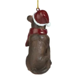 3.5" Sitting Pitbull Dog Hand Painted Holiday Ornament -Christmas Trees Shop dtosc20jh576312 4 02452.1667614962