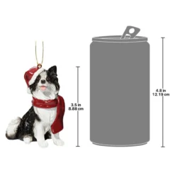 3.5" Border Collie Dog Christmas Ornament -Christmas Trees Shop dtosc jh576341 3 97428.1667614698