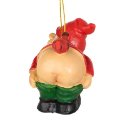 2.5" Red And Beige Loonie Moonie Christmas Ornament 7 2.5" Red And Beige Loonie Moonie Christmas Ornament -Christmas Trees Shop dtosc qm17011 4 60594.1667614588