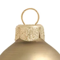 4ct Gold Matte Finish Christmas Ball Ornaments 4.75" (120mm) -Christmas Trees Shop dwhi2027906 08802.1667684603