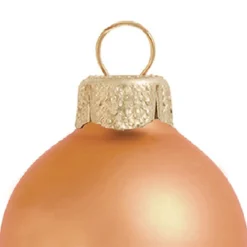 28ct Matte Mandarin Orange Glass Ball Christmas Ornament 2" (55mm) -Christmas Trees Shop dwhi2028132 59025.1667684682