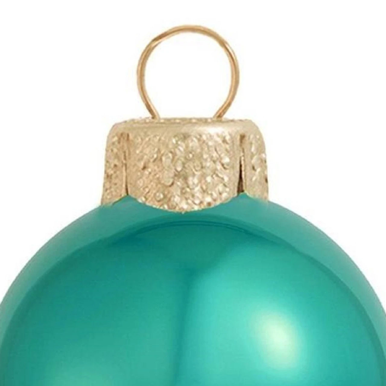 40ct Turquoise Green Glass Shiny Finish Christmas Ball Ornaments 1.5" (35mm) 3 40ct Turquoise Green Glass Shiny Finish Christmas Ball Ornaments 1.5" (35mm) - Image 3