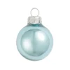 Shiny Baby Blue Glass Ball Christmas Ornament 7" (180mm)