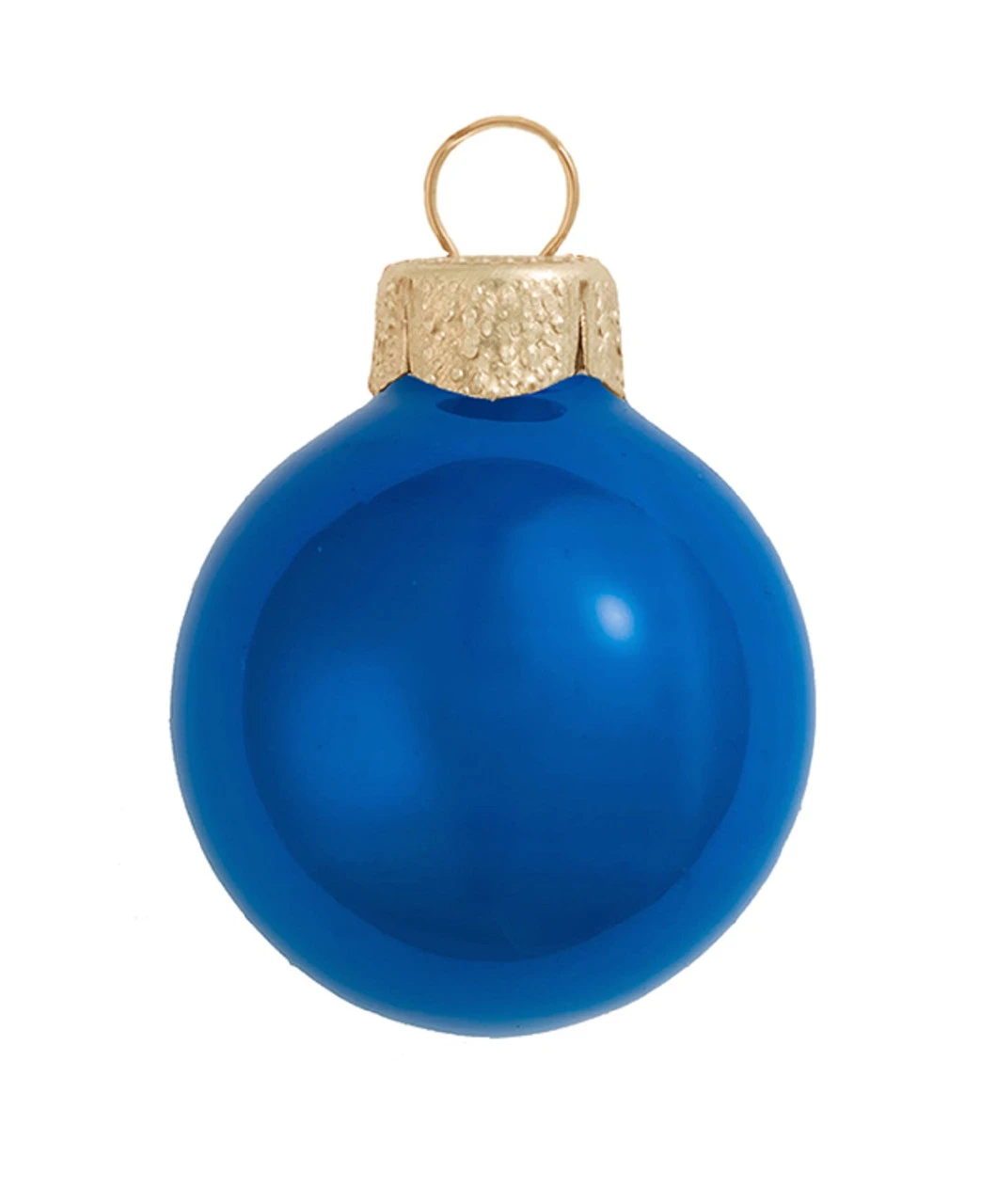 12ct Cobalt Blue Pearl Glass Christmas Ball Ornaments 2.75" (70mm) 1 12ct Cobalt Blue Pearl Glass Christmas Ball Ornaments 2.75" (70mm)
