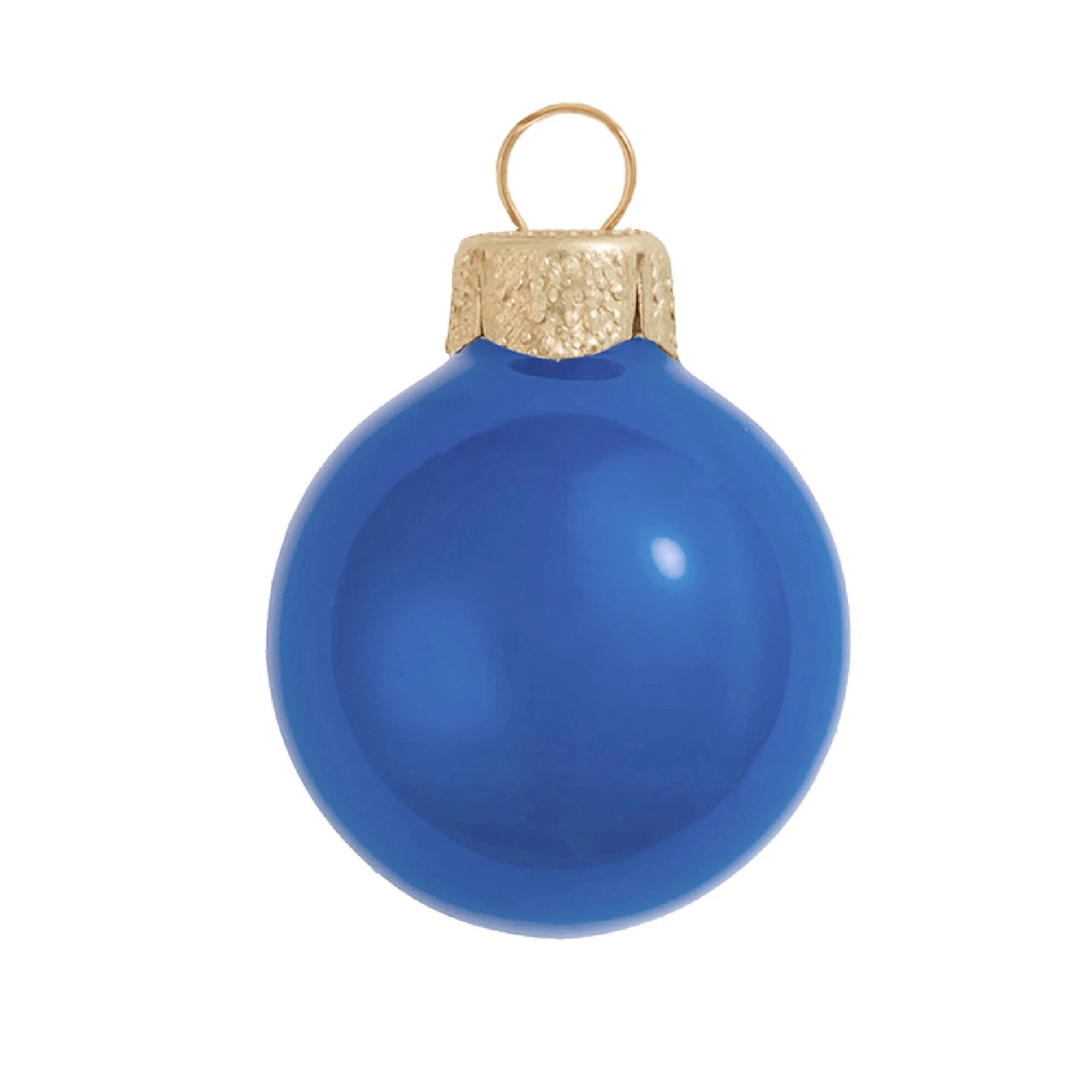 Pearl Blue Delft Glass Ball Christmas Ornament 7" (180mm) 1 Pearl Blue Delft Glass Ball Christmas Ornament 7" (180mm)