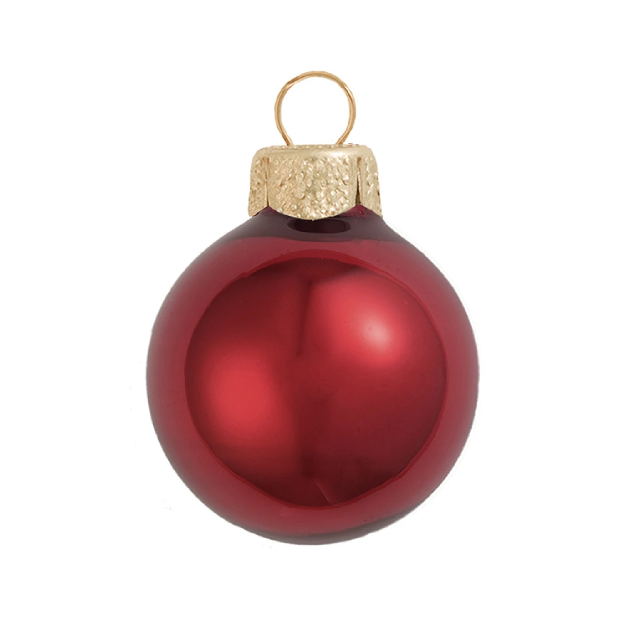 Pearl Burgundy Red Glass Ball Christmas Ornament 7" (180mm) 1 Pearl Burgundy Red Glass Ball Christmas Ornament 7" (180mm)