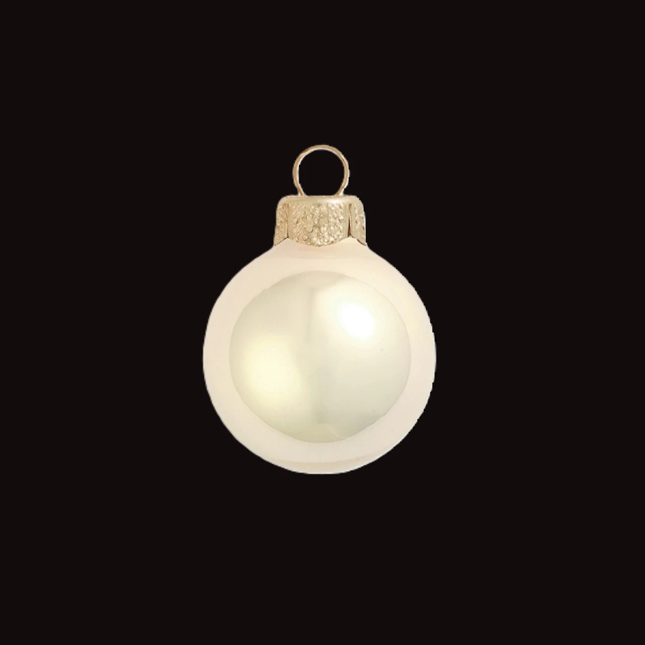 4ct Pearl Champagne Gold Glass Ball Christmas Ornaments 4.75" (120mm) 2 4ct Pearl Champagne Gold Glass Ball Christmas Ornaments 4.75" (120mm) - Image 2