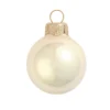 Pearl Champagne Glass Ball Christmas Ornament 7" (180mm)