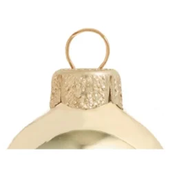 12ct Shiny Champagne Gold Colored Glass Ball Christmas Ornaments 2.75" (70mm) -Christmas Trees Shop dwhi 27763 03 49324.1667684676