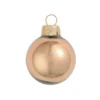 Shiny Chocolate Brown Glass Ball Christmas Ornament 7" (180mm)