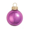 4ct Pearl Dusty Rose Pink Glass Ball Christmas Ornaments 4.75" (120mm)