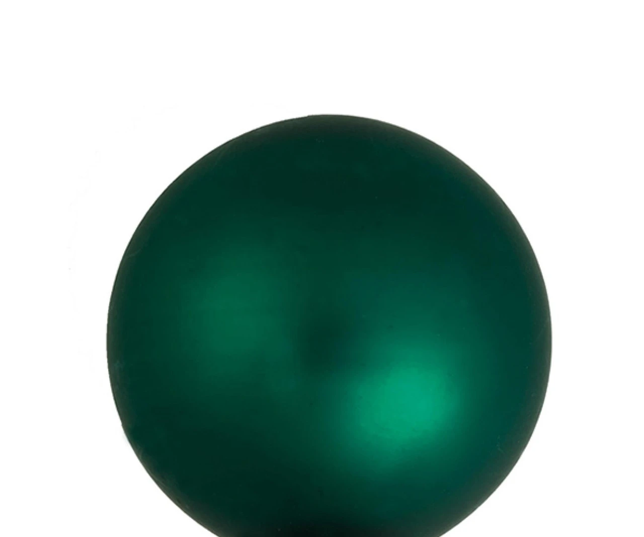 12ct Emerald Green Matte Glass Ball Christmas Ornaments 2.75" (70mm) 2 12ct Emerald Green Matte Glass Ball Christmas Ornaments 2.75" (70mm) - Image 2
