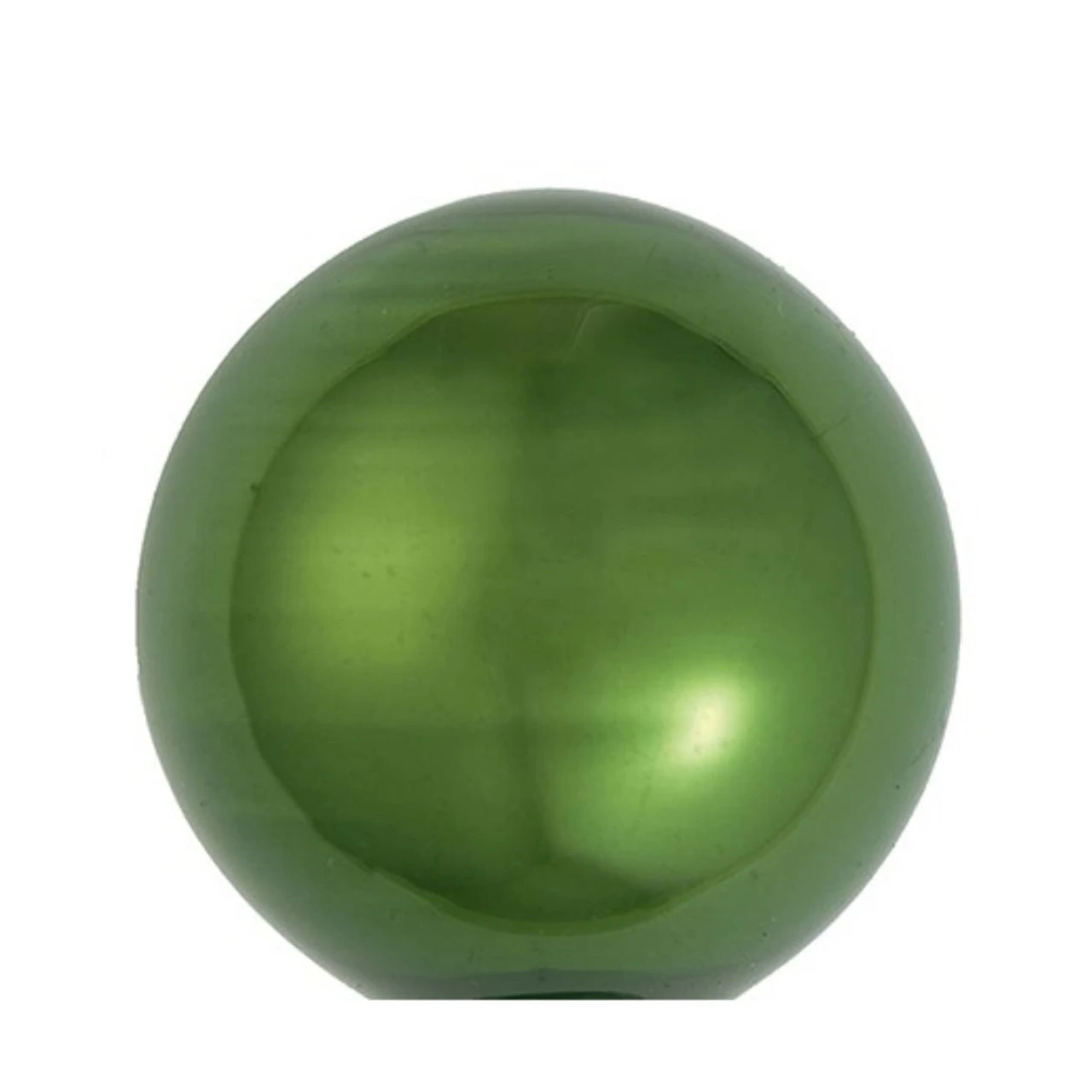 6ct Green Glass Pearl Christmas Ball Ornaments 4" (100mm) 2 6ct Green Glass Pearl Christmas Ball Ornaments 4" (100mm) - Image 2