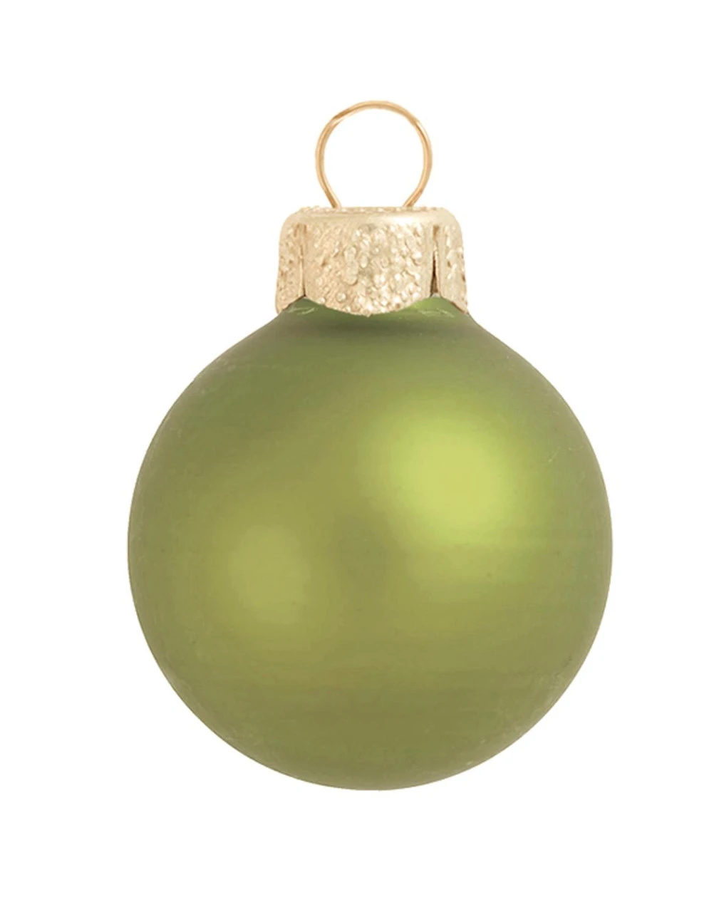 40ct Pale Green Matte Glass Christmas Ball Ornaments 1.5" (40mm) 1 40ct Pale Green Matte Glass Christmas Ball Ornaments 1.5" (40mm)