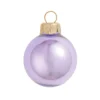 8ct Lavender Purple Pearl Glass Christmas Ball Ornaments 3.25" (80mm)