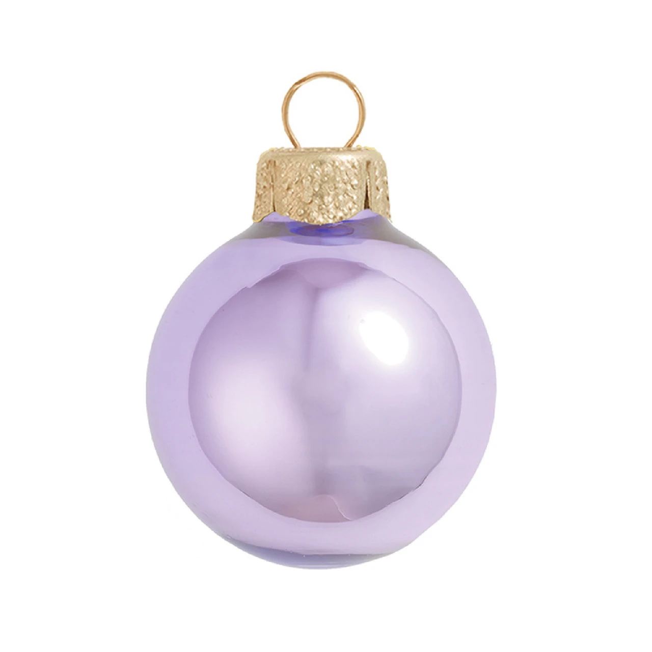 Pearl Lavender Purple Glass Ball Christmas Ornament 7" (180mm) 1 Pearl Lavender Purple Glass Ball Christmas Ornament 7" (180mm)