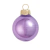 28ct Shiny Lavender Purple Glass Ball Christmas Ornaments 2" (50mm)