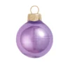 Shiny Lavender Purple Glass Ball Christmas Ornament 7" (180mm)