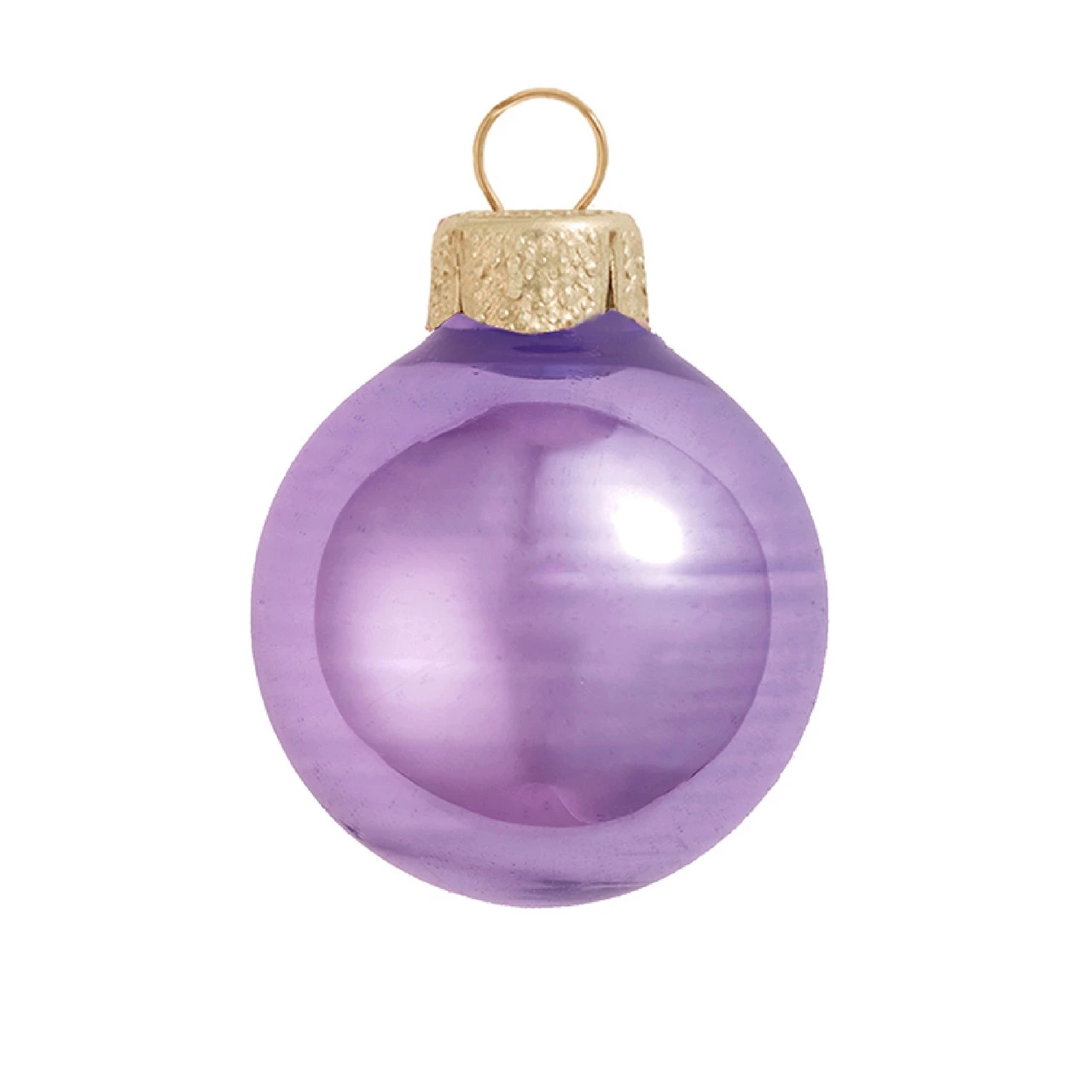 Shiny Lavender Purple Glass Ball Christmas Ornament 7" (180mm) 1 Shiny Lavender Purple Glass Ball Christmas Ornament 7" (180mm)