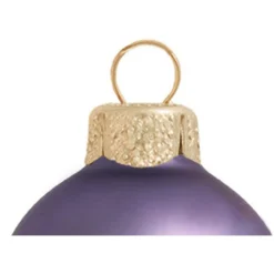 12ct Lilac Purple Matte Glass Christmas Ball Ornaments 2.75" (70mm) -Christmas Trees Shop dwhi 28083 03 24244.1667684624