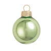 Shiny Lime Green Glass Ball Christmas Ornament 7" (180mm)