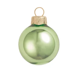 Shiny Lime Green Glass Ball Christmas Ornament 7" (180mm)