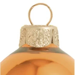 40ct Burnt Orange Pearl Glass Ball Christmas Ornaments 1.25" (30mm) -Christmas Trees Shop dwhi 28170 03 66250.1667684773