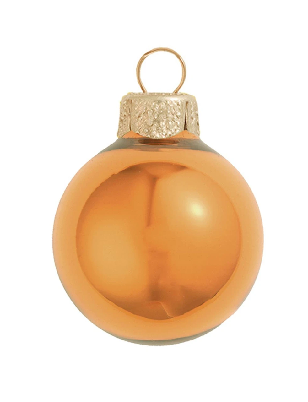 12ct Burnt Orange Pearl Glass Christmas Ball Ornaments 2.75" (70mm) 1 12ct Burnt Orange Pearl Glass Christmas Ball Ornaments 2.75" (70mm)