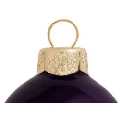 28ct Pearl Purple Glass Ball Christmas Ornaments 2" (50mm) -Christmas Trees Shop dwhi 28272 03 35928.1667684659