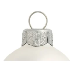 6ct Silver Matte Glass Christmas Ball Ornaments 4" (100mm) 5 6ct Silver Matte Glass Christmas Ball Ornaments 4" (100mm) -Christmas Trees Shop dwhi 28435 03 92384.1667684606