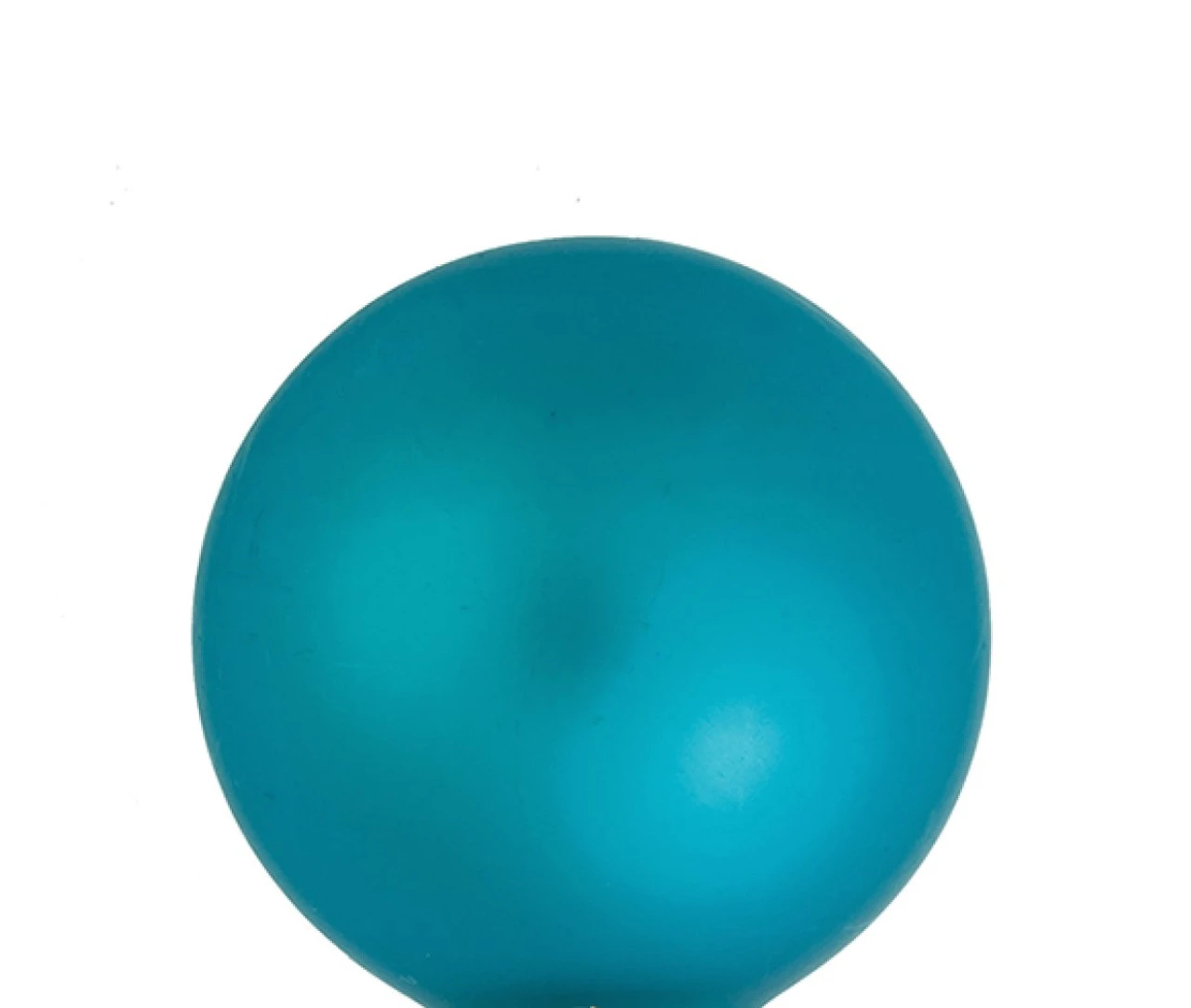 4ct Turquoise Blue Matte Glass Christmas Ball Ornaments 4.75" (120mm) 2 4ct Turquoise Blue Matte Glass Christmas Ball Ornaments 4.75" (120mm) - Image 2
