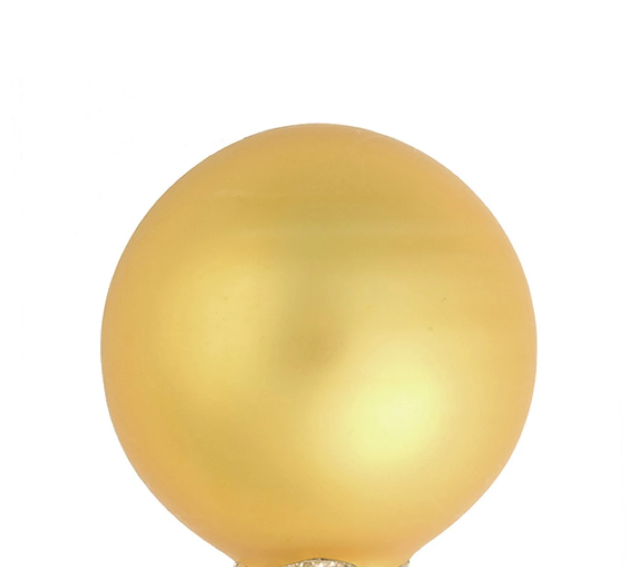 40ct Sun Yellow Matte Glass Christmas Ball Ornaments 1.5" (40mm) 2 40ct Sun Yellow Matte Glass Christmas Ball Ornaments 1.5" (40mm) - Image 2