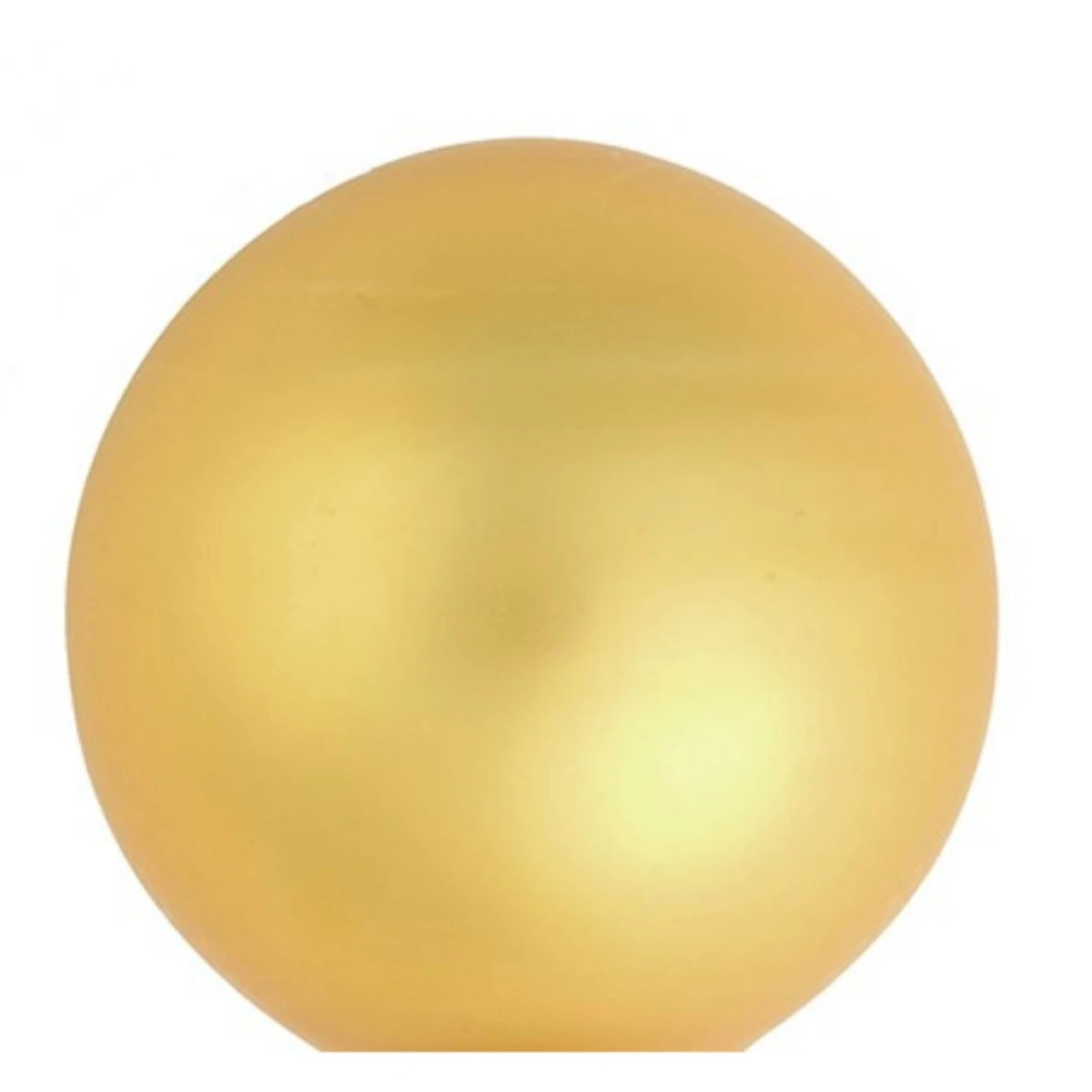 8ct Yellow Glass Matte Finish Christmas Ball Ornaments 3.25" (80mm) 2 8ct Yellow Glass Matte Finish Christmas Ball Ornaments 3.25" (80mm) - Image 2