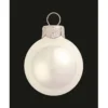 6ct Pearl White Polar Glass Ball Chistmas Ornaments 4" (100mm)
