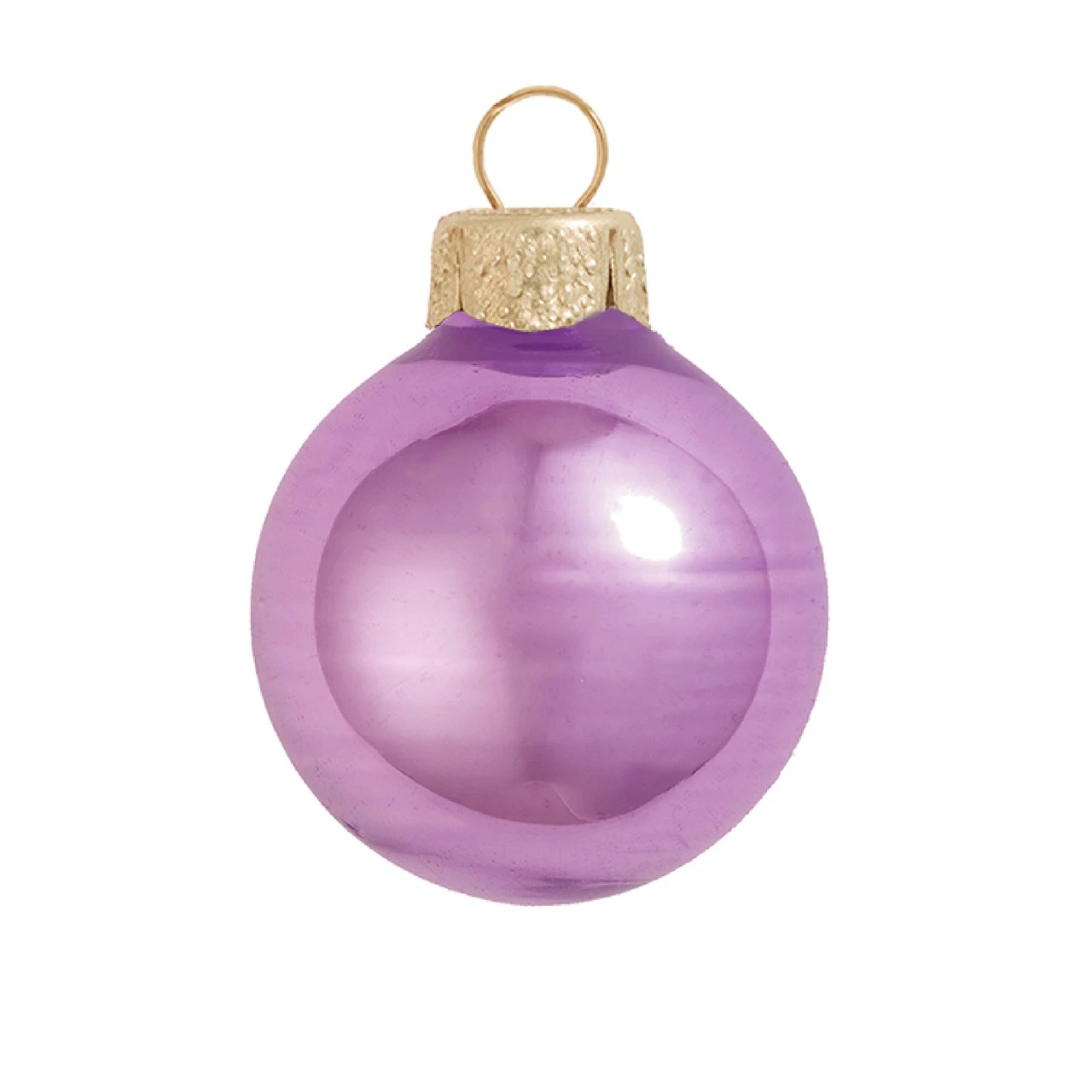 28ct Shiny Soft Lavender Purple Glass Ball Christmas Ornaments 2" (50mm) 1 28ct Shiny Soft Lavender Purple Glass Ball Christmas Ornaments 2" (50mm)