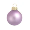 40ct Soft Lavender Matte Glass Christmas Ball Ornaments 1.25" (30mm)