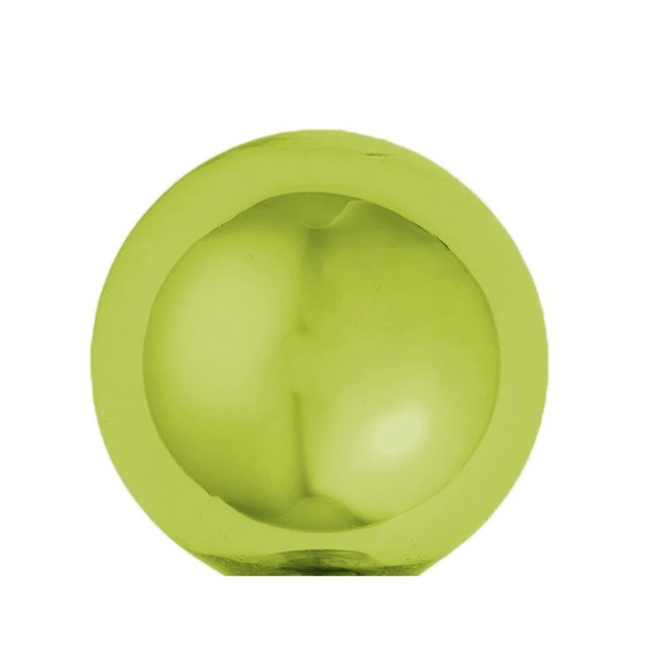 4ct Yellow Glass Shiny Christmas Ball Ornaments 4.75" (120mm) 2 4ct Yellow Glass Shiny Christmas Ball Ornaments 4.75" (120mm) - Image 2