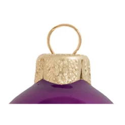 40ct Pearl Soft Plum Purple Glass Ball Christmas Ornaments 1.5" (40mm) -Christmas Trees Shop dwhi 28731 03 18696.1667684708