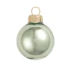 28ct Shiny Shale Green Glass Ball Christmas Ornaments 2" (50mm)