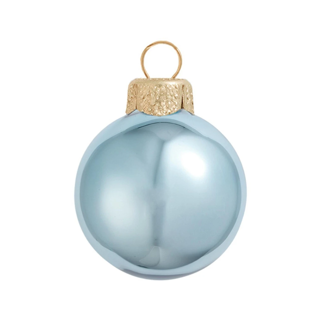 12ct Shiny Sky Blue Glass Ball Christmas Ornaments 2.75" (70mm) 1 12ct Shiny Sky Blue Glass Ball Christmas Ornaments 2.75" (70mm)