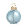 6ct Shiny Sky Blue Glass Ball Christmas Ornaments 4" (100mm)