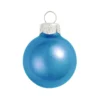 2ct Metallic Cobalt Blue Glass Ball Christmas Ornaments 6" (150mm)
