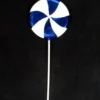 40" Blueberry Swirl Lollipop Christmas Ornament