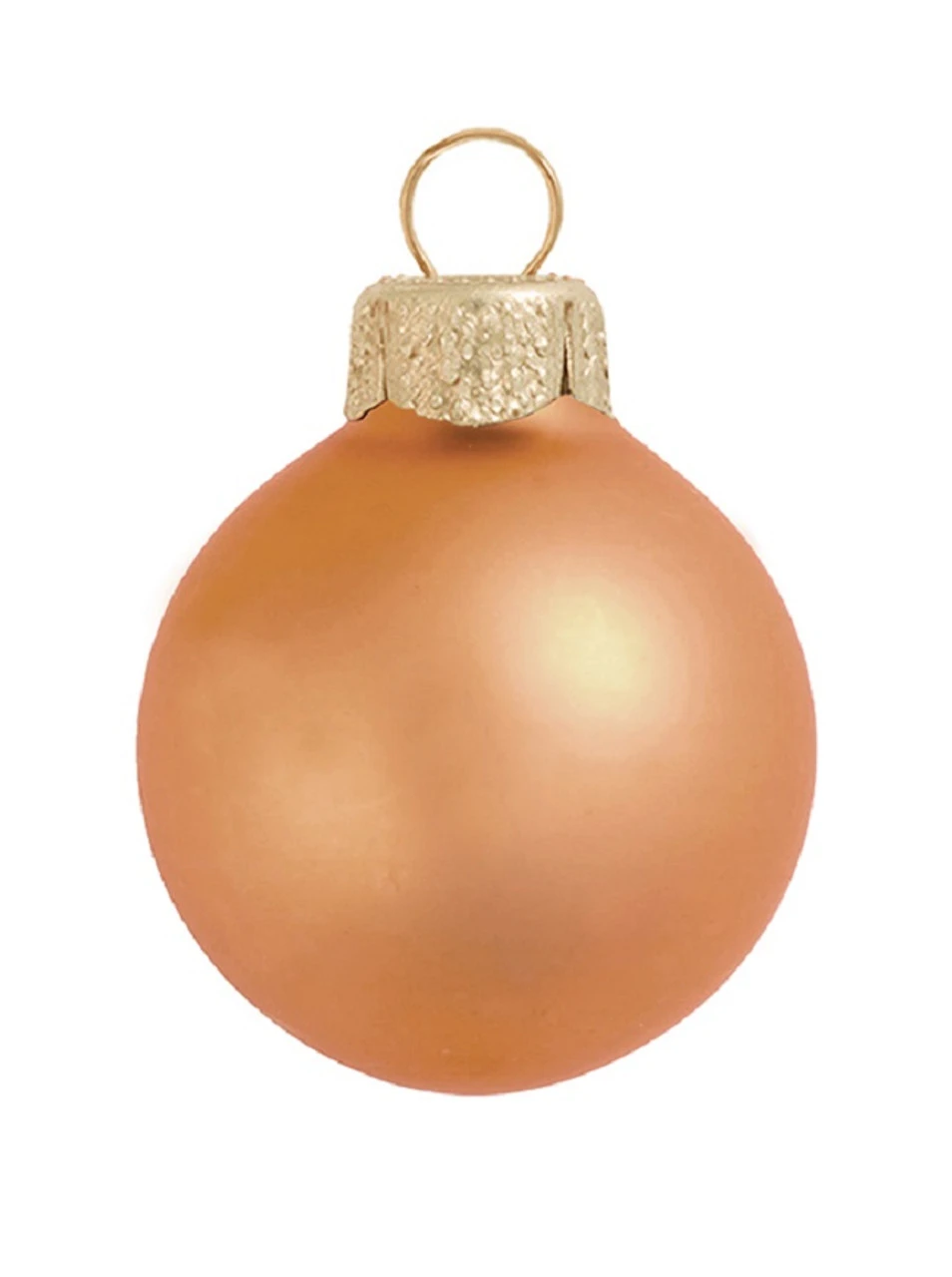 28ct Burnt Orange Glass Matte Christmas Ball Ornaments 2" (50mm) 1 28ct Burnt Orange Glass Matte Christmas Ball Ornaments 2" (50mm)