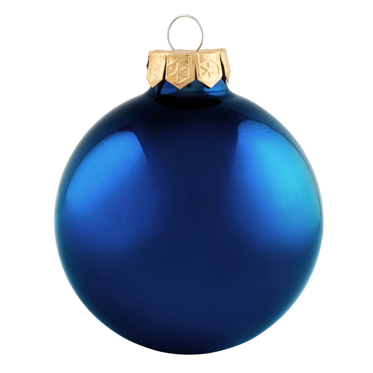 12ct Midnight Blue Matte Glass Christmas Ball Ornaments 2.75" (70mm) 1 12ct Midnight Blue Matte Glass Christmas Ball Ornaments 2.75" (70mm)